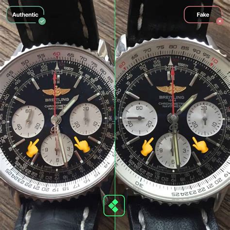 breitling authentic vs fake|breitling knockoff watches for sale.